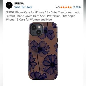 BURGA “Velvet Night” iPhone 15 Case